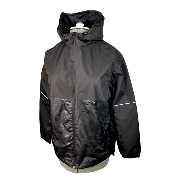 Mountain Club CAMOUFLAGE Black Gray Men's Jacket Size XL, PIT TO PIT 25 IN - Picture 2 of 7